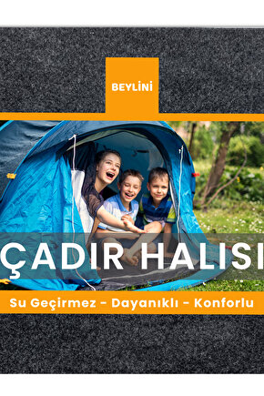 Kamp Matı Çadır Halısı Kaymaz Su Geçirmez Zemin Koruyucu Çadır İçi Dışı Kullanıma Uygun 147x183