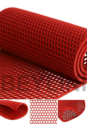 Bal Petek PVC Paspas Islak Zeminlerde Kaydırmaz İç Dış Mekan Banyo Duş Lavabo Havuz Kenarı Halısı