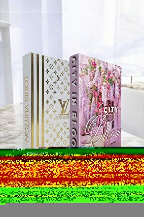 Dekoratif Kitap Görünümlü Kutu 2li Set Decorative Book Looking Box