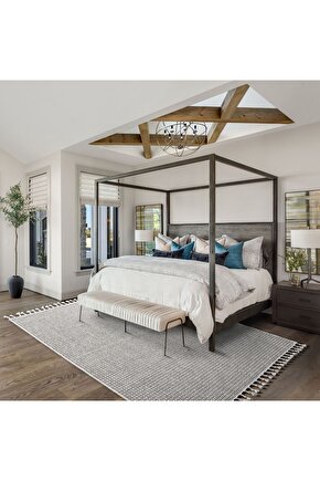 Gloplu Atlas Kumaş Yırtmaç Detaylı Midi Boy Mavi Elbise