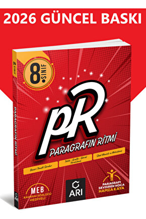 Arı 8. Sınıf Paragrafın Ritmi LGS Hazırlık 2025 Pr Paragraf Kitabı
