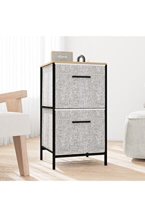 Çok Amaçlı Dolap 2 Çekmeceli Orta Boy Komodin Sehpa