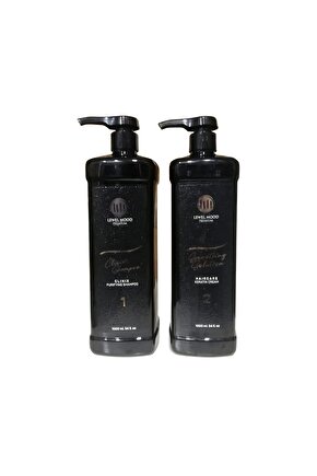 Smoothing Solution Keratin Cream Düzleştirici Bakım Clinix Detox Şampuan 1000 ml Set