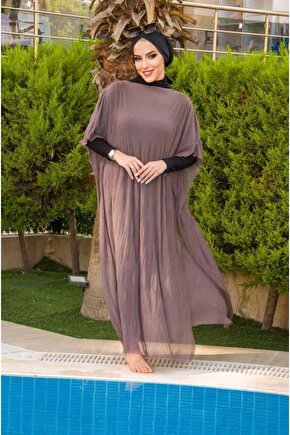 Vizon Desenli Tesettür Pareo