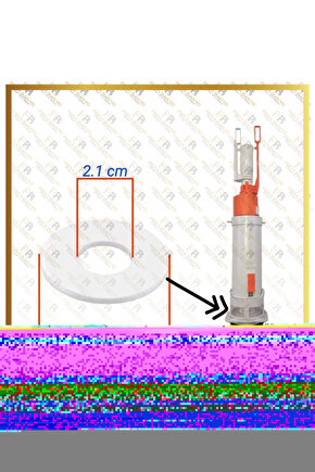 Gömme Rezervuar Iç Takım Boşaltma Grubu Contası