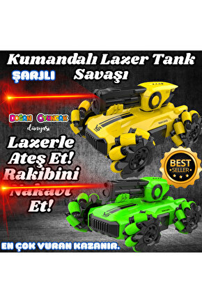 Uzaktan Kumandalı Tank Lazer Savaşı - 2li Lazer Savaşı - Tank Savaşı - Kumandalı Tank Savaşı - Laze