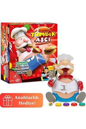 Tombik Aşçı Kutu Oyunu - Şişman Aşçı Oyunu - Aile Oyunları - Çocuk Oyunları