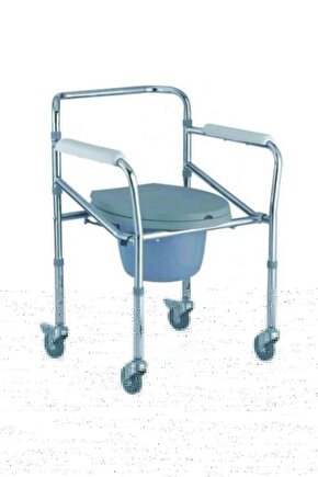 Klozete Uyumlu Tekerlekli Komot Ithal Ürün