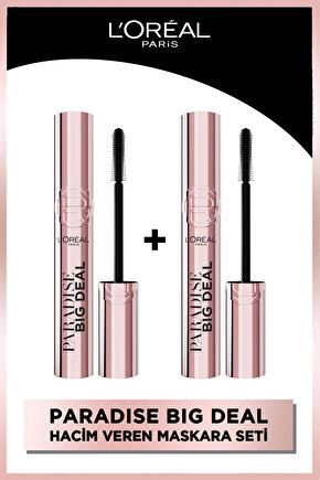 Paradise Big Deal Maskara - Siyah İkili Set