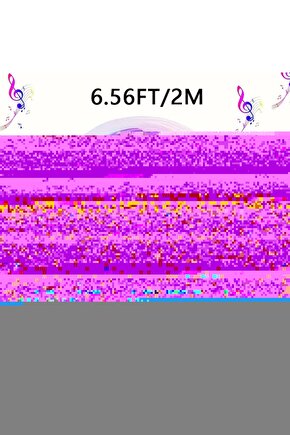 2M RGB LED Şerit Işık Müzik ve Ses Senkronizasyonu Bluetooth Telefon Kontrolü Zamanlayıcı