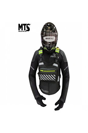 Reflektörlü Göğüs Çantası