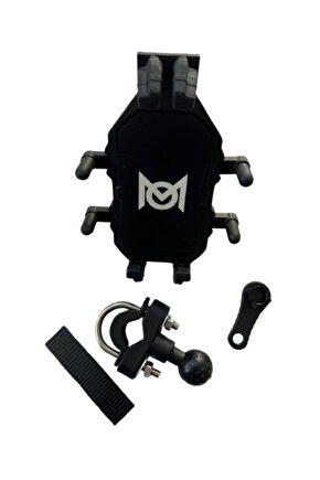 Motosiklet Scooter Atv Bisiklet Gidon Bağlantılı Telefon Tutucu (Titreşim Modüllü) AB Kalite