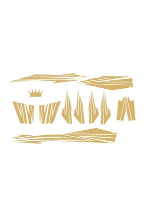 Gold Cup Sticker Seti