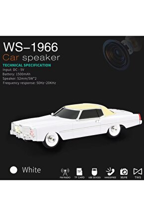 CADİLLAC ELDORADO NOSTALJİK ARABA ŞEKLİNDE BLUETOOTH SPEAKER ŞARJLI KABLOSUZ HOPARLÖR