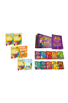 3.Sınıf Şahane Yaz Tatil Kitabı Seti + Fen Köyü 10lu Hikaye Seti