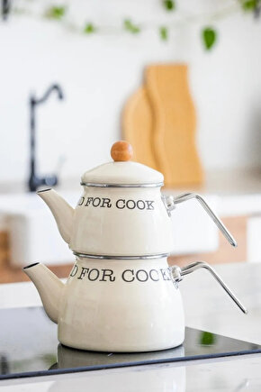 Mood Serisi Emaye Çaydanlık