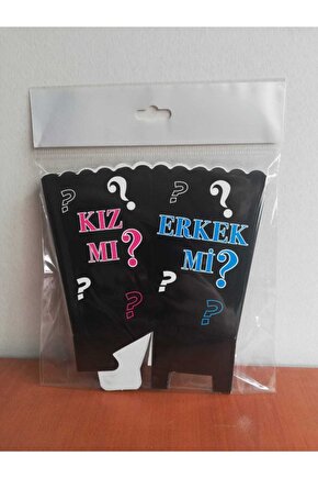 Kız Mı Erkek Mi Temalı Mısır Kutusu 8`li