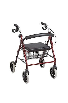 Rollatör Hasta Yürüteçi 4 Tekerlekli Frenli