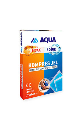 Termojel Sıcak Soğuk Kılıflı Kompres Jel Buz Paketi,Soğutucu Jel Isıtıcı Jel Kompres 26cmx35cm
