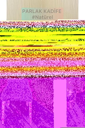 Parlak Kadife Kumaş Standart Sandalye Kılıfı NATÜREL RENK (6 ADET)