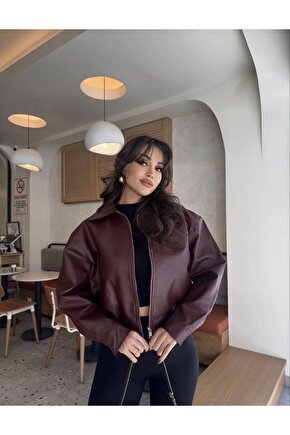 Deri Bomber Deri Ceket