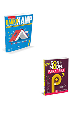 7.SINIF BANKO KAMP YARIYIL TATİL KİTABI+SON MODEL PARAGRAF SETİ(2 KİTAP)