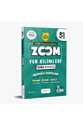 GÜNAY YAYINCILIK 5. SINIF ZOOM FEN BİLİMLERİ SORU BANKASI BECERİ TEMELLİ SORULAR (GÜNCEL MÜFREDAT)