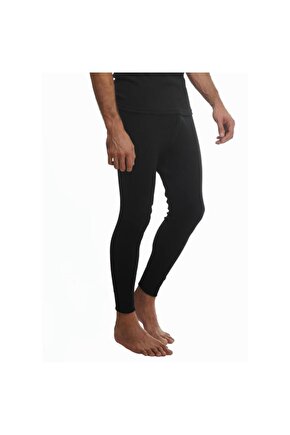 Erkek Yün Alt Siyah Termal Içlik