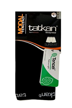 Erkek 5li Modal Siyah Penye (likralı Esnek) Spor Kesim Slim Fit Boxer Abani Classic