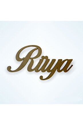 15 Cm Genişliğinde 3 Mm Ham Ahşap Isimlik