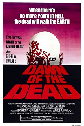 Dawn of the Dead (1978) 003 AFİŞ - POSTER