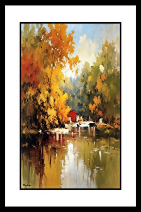 Yağmurlu Bir Günde Digital Art ( ÇERÇEVESİZ - ÇERÇEVE YOKTUR ) ( ULTRA HD ) FOLYO AFİŞ - POSTER