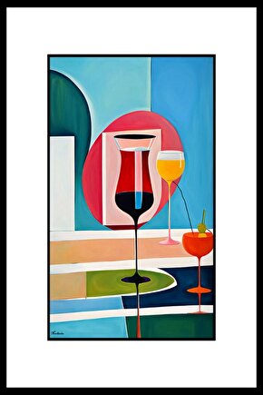 Kırmızı Şarap Digital Art ( ÇERÇEVESİZ - ÇERÇEVE YOKTUR ) ( ULTRA HD ) FOLYO AFİŞ - POSTER