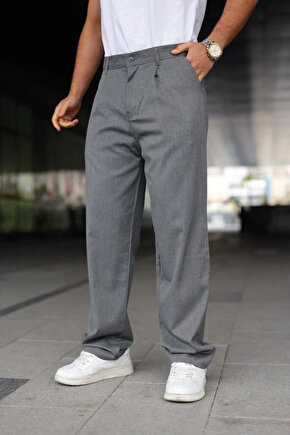 Erkek Beli astikli Baggy Pantolon
