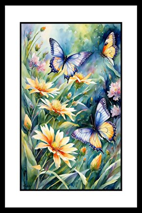 Kelebek Vadisi Digital Art ( ÇERÇEVESİZ - ÇERÇEVE YOKTUR ) ( ULTRA HD ) FOLYO AFİŞ - POSTER