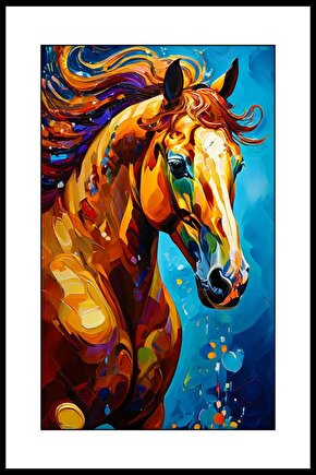 Genç Kısrak Digital Art ( ÇERÇEVESİZ - ÇERÇEVE YOKTUR ) ( ULTRA HD ) FOLYO AFİŞ - POSTER