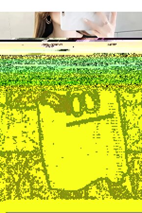 201 Penye Compack Ön Arka Baskılı Oversize Bisiklet Yaka T-shirt - Siyah