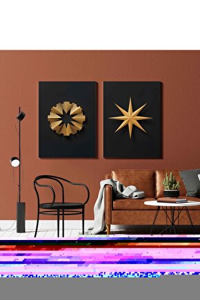 Matisse - Sanat - Soyut - Doğa - Ev - Yaşam ( 2 Li Çerçevesiz ) Poster - Afiş - Tablo NNHT494