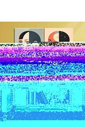 Matisse - Sanat - Soyut - Doğa - Ev - Yaşam ( 2 Li Çerçevesiz ) Poster - Afiş - Tablo NNHT806