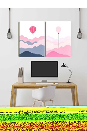 Matisse - Sanat - Soyut - Doğa - Ev - Yaşam ( 2 Li Çerçevesiz ) Poster - Afiş - Tablo NNHT183