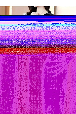 Kadın Uzun Kollu Kruvaze Yakalı Yandan Büzgülü önden çapraz Detaylı Midi Kadife Elbise