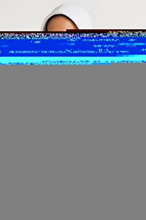 Metallica İki İplik Kapüşonlu Ön ve Arka Baskılı hoodie - Beyaz