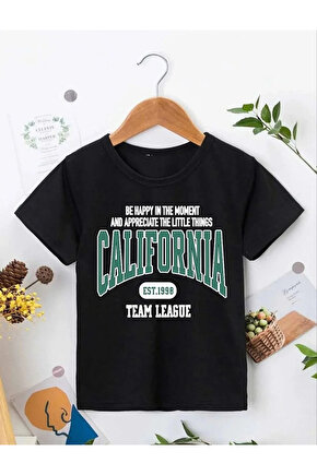 Erkek Çocuk Baskılı T-Shirt - Siyah