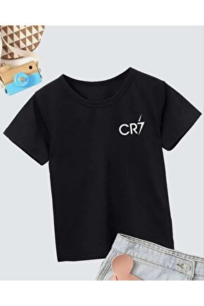 Erkek Çocuk Baskılı T-Shirt - Siyah