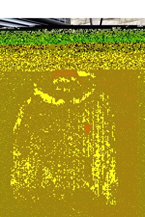 Unisex Kapşonlu Baskılı Sweetshirt - Siyah