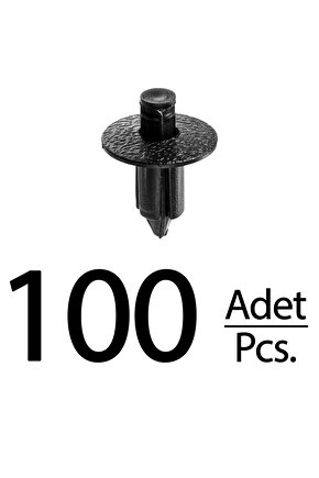 Nissan Suziki Mitsubishi için Gövde ve Bagaj Klips - 100 Adet