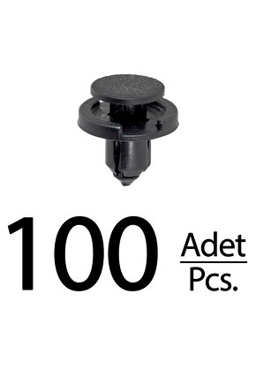 Nissan Juke X‑Trail Altima Leaf Sentra Peugeot için Tampon Klips - 100 Adet