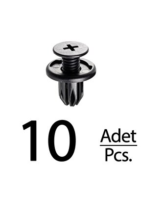 Legend MK2 BMW 1 2 SERİSİ X1 X2 için Tampon Panel Klips - 10 Adet