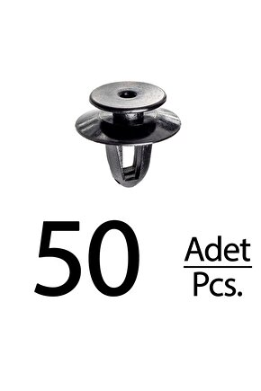 Audi Mitsubishi VW için İç Döşeme Klips - 50 Adet