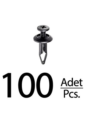 Land Rover Range Rover Jeep Cherokee Compass için Tampon Çamurluk Klips - 100 Adet